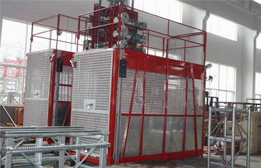 zieht Stahlbau 2000kg SC200 mit einzelnem/Zwillings-Käfig 3*1.5*2.5m hoch
