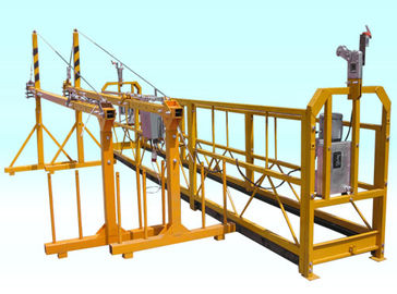 ODM Steel Adjustable Cradle Yellow High Working Rope Suspended Platform
