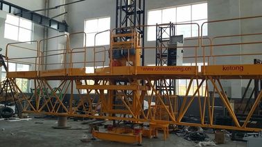 Single And Double Mast Climbing Work Platform 380V - 415V 50HZ 2000kgs