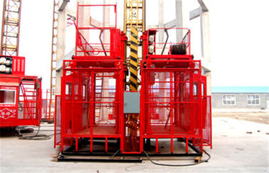 zieht Stahlbau 2000kg SC200 mit einzelnem/Zwillings-Käfig 3*1.5*2.5m hoch